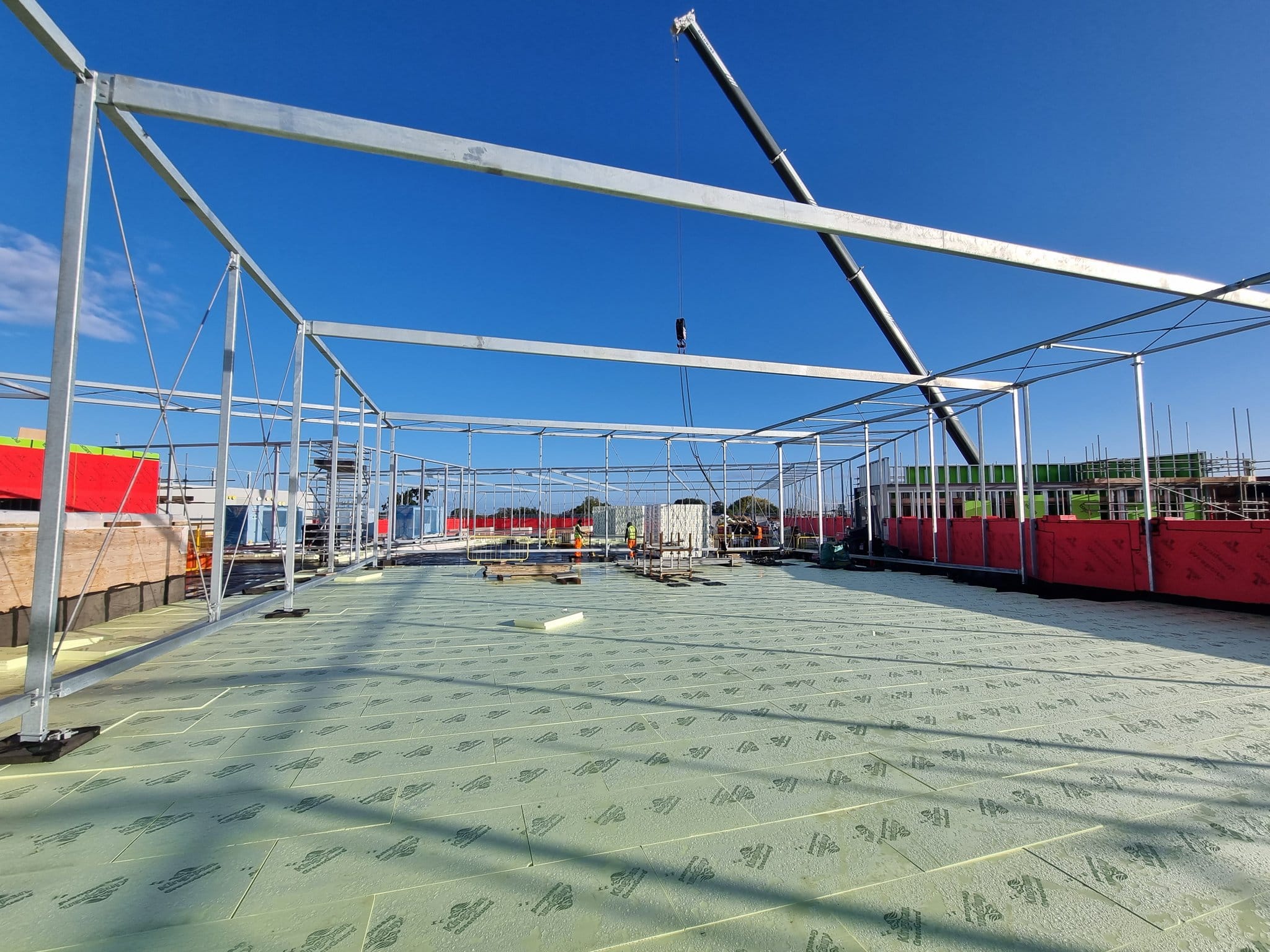 Spelthorn Leisure Centre waterproofing detail