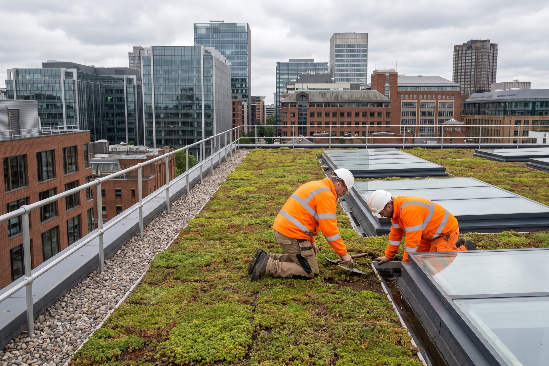Green roof maintenance visit